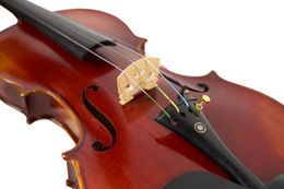 4/4 violin master made red varnish flamed grain with quality case sweet tone 2024