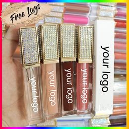 20 Colors Vegan Lip Gloss Wholesale Vendor Custom Clear Waterproof Private Label Lip Gloss