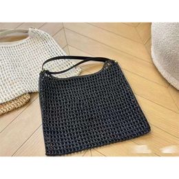 Designer bags 2024 Luxury Handbag Net Red Paper Grass Woven Tote Bag Portable High Capacity 3d Flower tote Single Shoulder Womens Beach bag Factory Sale TOP 7A