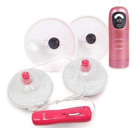 7 Speed rotating revolving Vibrating Nipple tits stimulating Breast Boobs stimulation Soft Vibration Silicone Cup with Retail box7930227