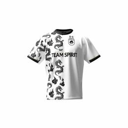 Men's T-Shirts 2023/24 Spirit Team New Dragon Jersey 3D Print Mens E-sport Round Neck Summer Fans Custom T-shirt Fashion Male Uniform Clothes T240505