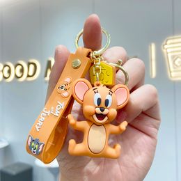 Fashion Cartoon Movie Character Keychain Rubber And Key Ring For Backpack Jewelry Keychain 53010