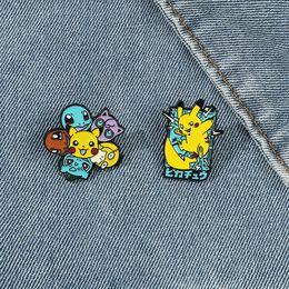 Childhood vintage game yellow elf party enamel pin Cute Anime Movies Games Hard Enamel Pins Collect Metal Cartoon Brooch Backpack Hat Bag Collar Lapel Badges