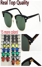 Fashion Mens sunglasses womens women sunglass club sun glass uv protection lenses with black or brown leather case all retailing 6957190