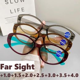 Sunglasses Classic Fashion Design Reading Glasses Unisex Presbyopia Eyeglasses Men Women Anti-blue Ray Retro Far Sight Eyewear Degree 4.0
