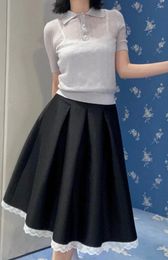 Skirts Princess Style Fashion Simple And Elegant Temperament Delicate Slim Intellectual Lace Fluffy Skirt