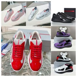 designer trainer luxury designer summer new men's and women's shoes, bright leather mesh patchwork casual shoes, comfortable and breathable for outdoor travel