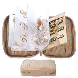 Storage Bags Jewellery Box Travel Organiser Case Wear Resistant Display For Rings Bracelets Necklaces Earrings