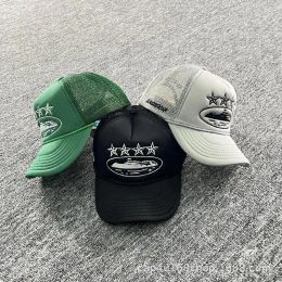 Caps Ball Caps 2023 Trendy Brand Star Cruise Embroidered Summer Truck Hat for Men Breathable Mesh Baseball Vintage Trucker Hats