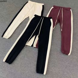 Mens Designer Pants Street Style European Size Fashion Casual Sports Luxury Striped Solid Color Spring Autumn Brand Jogging Leggings