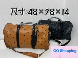 Simple Printing Travel Bag Classic Boarding Luggage Fashion Large Capacity Storage Bag Classic Gym Bags