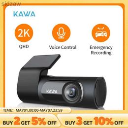 Mini Cameras KAWA DVR D6 dash cam in car dash cam EN RU FR JP voice control 24-hour parking mode application program controls night vision WX