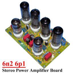 Amplifiers 6n2 6p1 Dynaco Pushpull Line Vacuum Tube Amplifier Board High Power Lownoise Lowdistortion 2channel Stereo Amplifier Audio