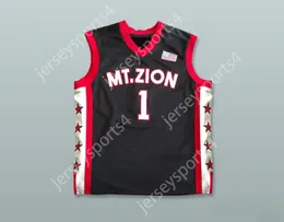 CUSTOM NAY Mens Youth/Kids TRACY MCGRADY 1 MOUNT ZION CHRISTIAN ACADEMY BLACK BASKETBALL JERSEY TOP Stitched S-6XL