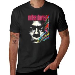 Men's T-Shirts Miles Vintage Davis Concert Retro T-shirt Summer Top Summer Clothing Heavyweight Mens T-shirt GraphicL2405