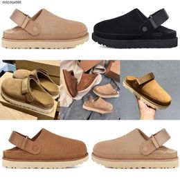 Goldenstar Clog Designer Sandals Clog Golden Star Beach Slippers Mustard Seed Sand Chestnut Black Cross Slides Men Women Summer Outdoor Buckle Flip Flops Scuff 35-40