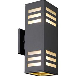 Harriet Modern Outdoor Wall Lights Set of 2 - Aluminium Waterproof Sconces for Up and Down Lighting, Rectangular Porch Light in White - Outdoor Wall Mount Design
