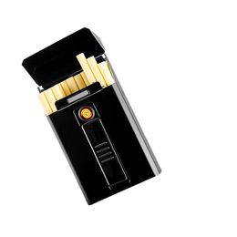 Twenty Ladies Magnetic Cigarette Case Gift Custom Rechargeable Lighter