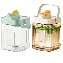 Water Bottles Refrigerator Pitcher Leak-Proof Juice Dispenser Outdoors Chill Drink Bucket Portable Cold Kettle With Faucet