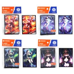 Games 100PCS Chandra Narshi Game Anime Characters Sleeves Standard Size Board Game Trading Card Deck Protector for MTG Cards Shield