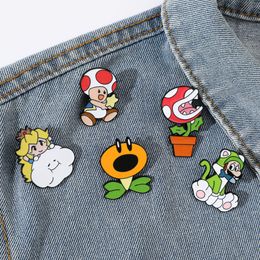 Boys game dragon characters enamel pin Cute Anime Movies Games Hard Enamel Pins Collect Metal Cartoon Brooch Backpack Hat Bag Collar Lapel Badges