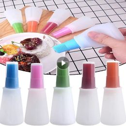 Accessories Portable Oil Bottle Barbecue Brush Silicone Kitchen Portable Cooking Tools Baking Pancake Barbecue Camping Gadgets Accessories