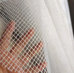 accessories Bronzing Fabric Shiny Diamond Mesh Bridal Lace Fabric Tutu Skirt Custom Fabric Lace