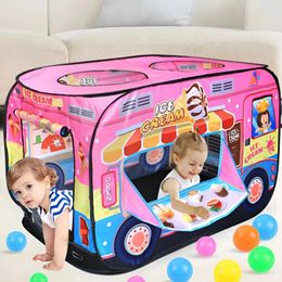 Tents And Shelters Children's Indoor Car Modeling Theme Play Ocean Ball Pool House Foldable Tent