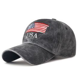 USA Baseball Caps Party Trump Hats Embroidery Adult USA Presidential Election US Flags Sport Hat