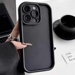 Cell Phone Cases Soft Silicone Phone Case For phone 15 Pro Max 11 14 13 12 Pro Max Plus XS X XR 7 8 SE Shockproof Funda Bumper Luxury Back Cover