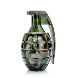 Smoke Accessories Chromium crusher Tobacco three-layer grenade shape metal zinc alloy cigarette grinder Dab Rig