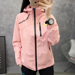 Women's Jackets Spring Autumn Thin Women Waterproof Windbreaker Hiking Fitness Mountaineering Clothing Outdoor Sports Jacket Famale