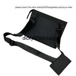 Lvity LouiseViution Luis Vuittons Lvse Men Messenger Bag Embossed Zipper Black Letter Viton Vintage Handbag Cross Body Boys Luxury Bags Designer Purse Cell Pho