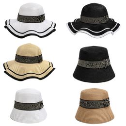 Luxurys Wide Brim Hats Letter Bucket Baseball Caps Designer Hats for Women Fashion Hats Party trend travel buckethats High Quality