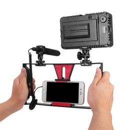 Mobile Phone Video Camera Handheld Stabilizer SmartPhone Film Making Rig Cage for iPhone Samsung Phone video Gimbals