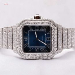 Top Selling Luxury Iced Out VVS Moissanite Diamond Bust Down Premium Quality Brand New Watch For Men and Women