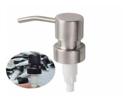 Hand Soap Dispenser Pump Tops For Amber Bottle 28400 Stainless Steel Countertop Soap Lotion Dispenser Jar Not Included1521689