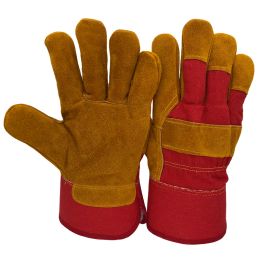 Gloves RJS safety winter Working Gloves cowhide Leather Working Welding Gloves Safety Protective MOTO Wearresisting Gloves NG70341