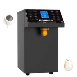 Fructose Machine LCD Screen Syrup Dispenser 8L Container For Bubble Tea Coffe Shop Quantitative Fructose Dispenser