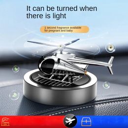 Solar Rotating Car Creative Helicopter Perfume Interior Decoration Essential Oil Air Freshener