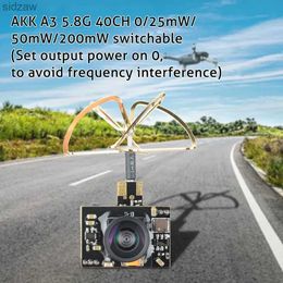 Mini Cameras AKK A3/A3-OSD/BS2-OSD Mini 5.8GHz FPV transmitter Mini AIO camera WX