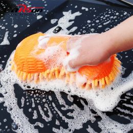 Gloves Carsun Microfiber Car Washer Sponge Cleaning Car Care Detailing Brushes Washing Towel Auto Gloves Styling Accessories