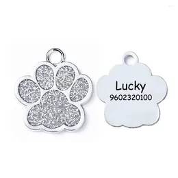 Dog Tag Personalised Pet Cat ID Collar Accessories Custom Engraved Necklace Chain Charm Supplies For Name Products