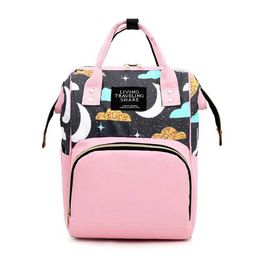 Diaper Bags Fashionable Mummy Bag Pregnant Womens Nap Bag Travel Backpack Care Bag Baby Care Large Capacity Multi functional BZT069L240502