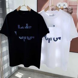Summer 24ss mens womens designer t shirt casual men and T-shirt plaid printed short sleeve tshirts selling high-end men hip-hop clothing size m-4XL PDD