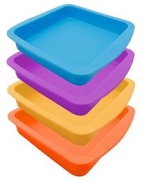 Sample Silicone Deep Dish Pan 8quot Square Large Non Stick Silicone Concentrate Oil Bho Containers Silicone Tray5046599