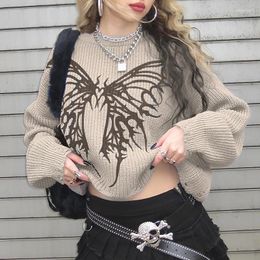 Women's Knits Cardigan Women Inverno Tops In Summer Clothes 2024 Pull Coquette Knitwears Japanese 2000s Style Y2k Sweater Pullovers