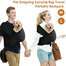 Dog Carrier Carriers For Small Dogs Front Facing Sling Cat Pet Supplies Double Shoulder Strap Outdoor Travel