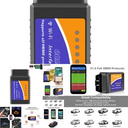 New Elm327 Wifi Pic18f25k80 Chip Code Reader OBD 2 Auto Scanner For IOS Android ELM 327 V1.5 Wi-Fi Odb2 Diagnostic Tool