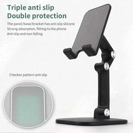 Cell Phone Mounts Holders Multiple Angles Foldable Desk Mobile Phone Holder for IPhone IPad Tablet Flexible Table Desktop Adjustable Cell Smart Holder